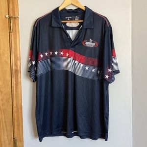 🇺🇸 EUC Antigua Patriotic Soldier Field (Chicago) polo size XL.